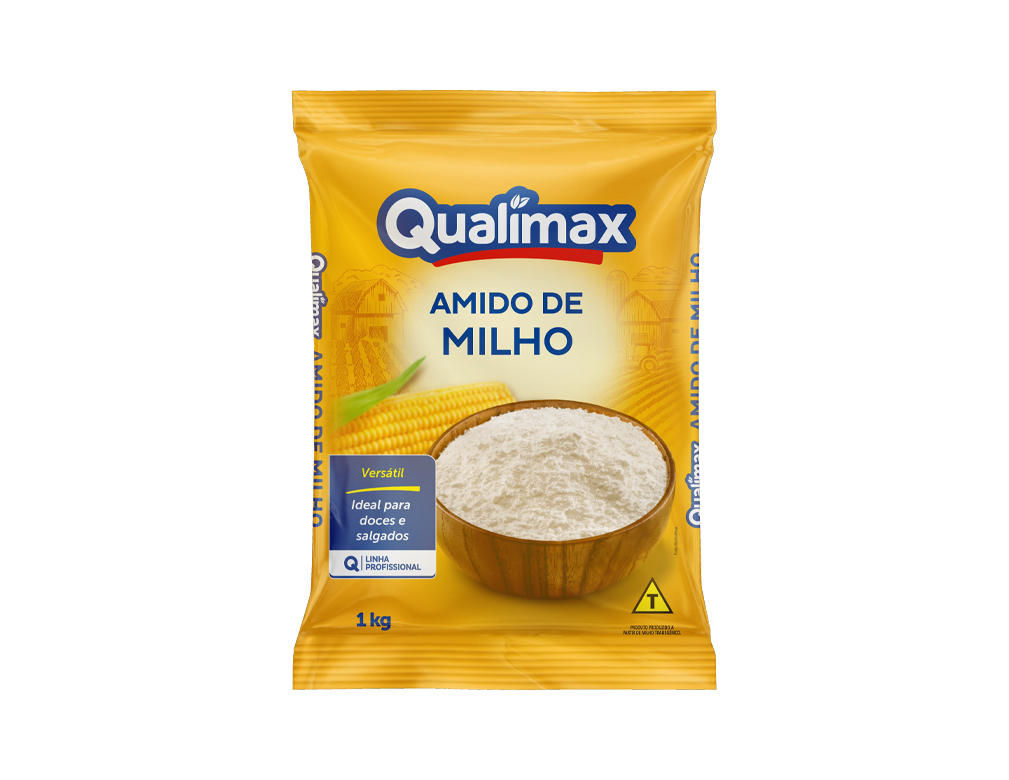 AMIDO DE MILHO QUALIMAX 1 KG (CX 10 PCT)